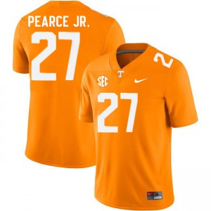 Men's #27 Tennessee Stitched James Pearce Jr. College Football Jersey - Orange