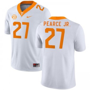 Men's #27 UT 2024-25 James Pearce Jr. College Football Jersey - White