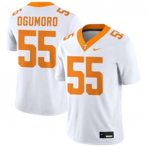 Men #55 TN Vols 2025 Antoni Ogumoro College Football Jerseys - White