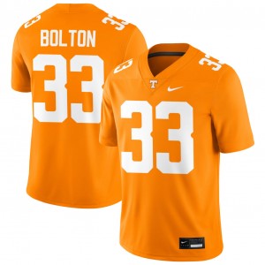 Men #33 Tennessee Vols Alumni Ben Bolton College Football Jerseys - Tennessee Orange