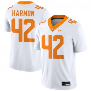 Mens #42 UT Stitched Braylon Harmon College Football Jersey - White