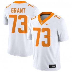 Mens #73 TN Volunteers High School Brian Grant College Football Jerseys - White