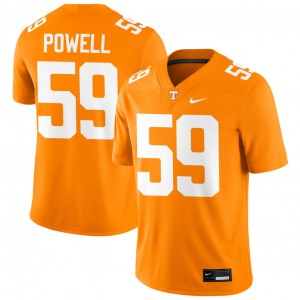 Mens #59 TN Volunteers Limited Charlie Powell III College Football Jersey - Tennessee Orange