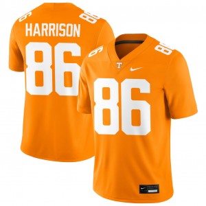 Men's #86 UT Vols NCAA Cole Harrison College Football Jerseys - Tennessee Orange