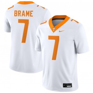Men #7 Tennessee Volunteers Replica DaSaahn Brame College Football Jerseys - White