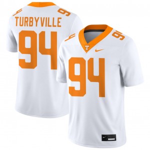 Men #94 The Volunteer State Replica Josh Turbyville College Football Jersey - White