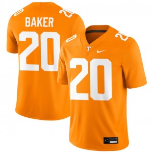 Men #20 UT Player Justin Baker College Football Jerseys - Tennessee Orange