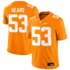 Mens #53 Tennessee Stitched Lance Heard College Football Jerseys - Tennessee Orange