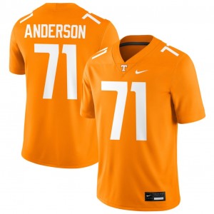 Men's #71 TN Vols Official Max Anderson College Football Jerseys - Tennessee Orange