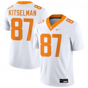Men #87 University Of Tennessee 2025 Miles Kitselman College Football Jerseys - White