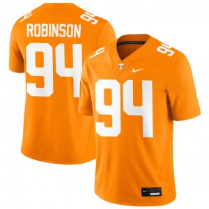 Men #94 University Of Tennessee NCAA Nathan Robinson College Football Jersey - Tennessee Orange