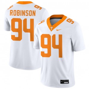 Men's #94 Tennessee Alumni Nathan Robinson College Football Jersey - White