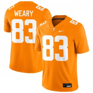 Mens #83 TN Player Trey Weary College Football Jerseys - Tennessee Orange