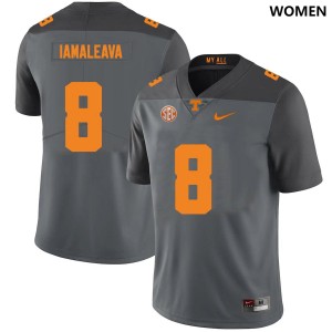 Women #8 Vols 2024-25 Nico Iamaleava College Football Jersey - Gray