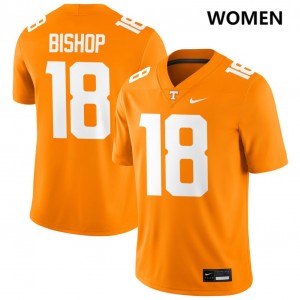 Womens #18 TN Limited DeSean Bishop College Football Jersey - Tennessee Orange