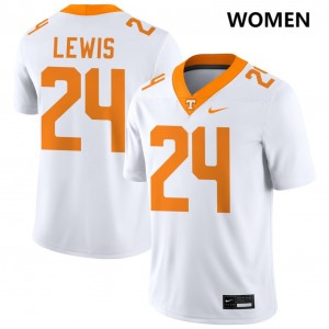 Womens #24 TN Alumni Dylan Lewis College Football Jerseys - White