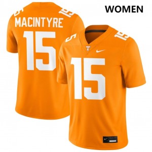 Women's #15 The Volunteer State Stitched George MacIntyre College Football Jersey - Tennessee Orange
