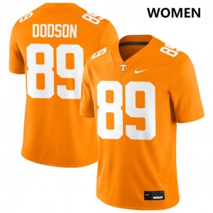 Women's #89 Tennessee Volunteers Alumni Joakim Dodson College Football Jersey - Tennessee Orange