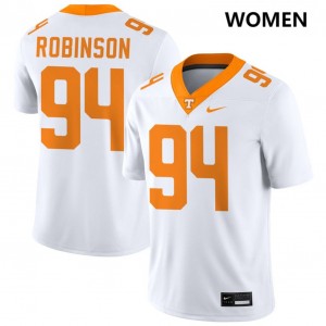 Women #94 TN Limited Nathan Robinson College Football Jersey - White