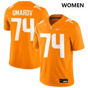 Women's #74 UTK University Shamurad Umarov College Football Jerseys - Tennessee Orange
