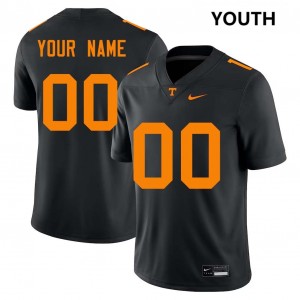 Youth #00 UT Vols Stitched Custom Alternate College Football Jerseys - Black