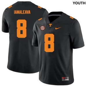 Youth #8 Tennessee Vols 2024 Nico Iamaleava College Football Jersey - Black