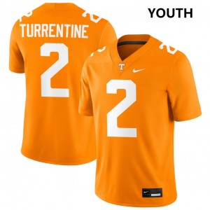 Youth #2 UT High School Andre Turrentine College Football Jerseys - Tennessee Orange