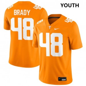 Youth #48 The Volunteer State NCAA Bennett Brady College Football Jerseys - Tennessee Orange