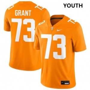 Youth #73 Tenn Vols Limited Brian Grant College Football Jersey - Tennessee Orange