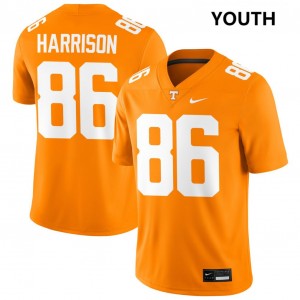 Youth #86 TN Player Cole Harrison College Football Jerseys - Tennessee Orange