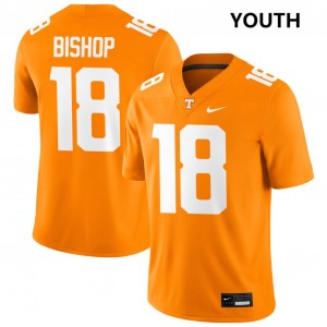 Youth #18 Tennessee Volunteers University DeSean Bishop College Football Jerseys - Tennessee Orange
