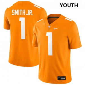 Youth #1 Tennessee Vols NCAA Travis Smith Jr. College Football Jerseys - Tennessee Orange