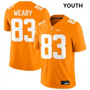 Youth #83 TN Official Trey Weary College Football Jersey - Tennessee Orange