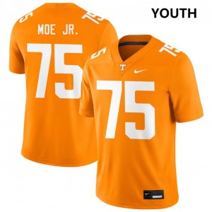 Youth #75 Tennessee Vols 2025-26 Wendell Moe Jr. College Football Jerseys - Tennessee Orange