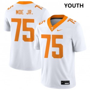 Youth #75 Tennessee Game Wendell Moe Jr. College Football Jerseys - White