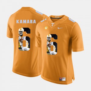 Mens Pictorial Fashion #6 UT Alvin Kamara college Jersey - Orange