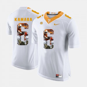 Men's UT VOLS Pictorial Fashion #6 Alvin Kamara college Jersey - White