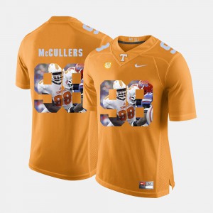 Mens UT VOL #98 Pictorial Fashion Daniel McCullers college Jersey - Orange