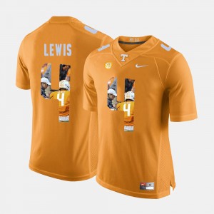 Men Pictorial Fashion #4 Tennessee Volunteers LaTroy Lewis college Jersey - Orange