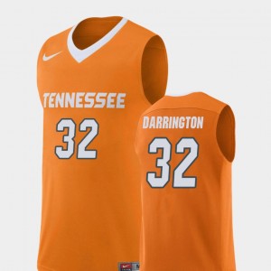 Men's #32 University Of Tennessee Replica Basketball Chris Darrington college Jersey - Orange