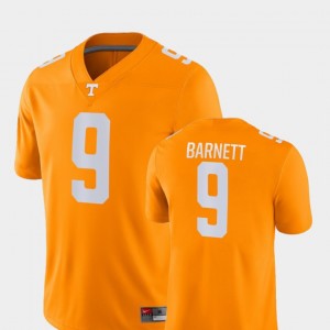 Mens #9 Derek Barnett college Jersey - Orange Game Football VOL