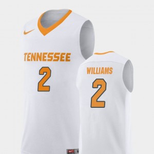 Men's #2 Replica Vols Basketball Grant Williams college Jersey - White