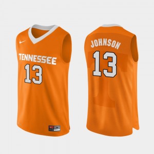 Mens Authentic Performace UT VOL Basketball #13 Jalen Johnson college Jersey - Orange