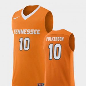 Men Basketball Tennessee Vols Replica #10 John Fulkerson college Jersey - Orange