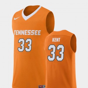 Men's Replica #33 Tennessee Basketball Zach Kent college Jersey - Orange