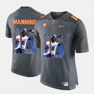 Men UT VOL Pictorial Fashion #16 Peyton Manning college Jersey - Grey