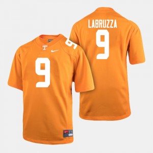 Mens #9 UT Volunteer Football Cheyenne Labruzza college Jersey - Orange