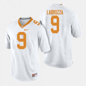 Men Football #9 Vols Cheyenne Labruzza college Jersey - White