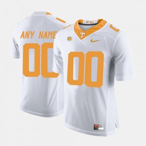 Men's Limited Football University Of Tennessee #00 college Customized Jersey - White