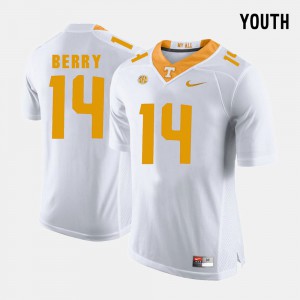 Kids #14 Eric Berry college Jersey - White Football VOL